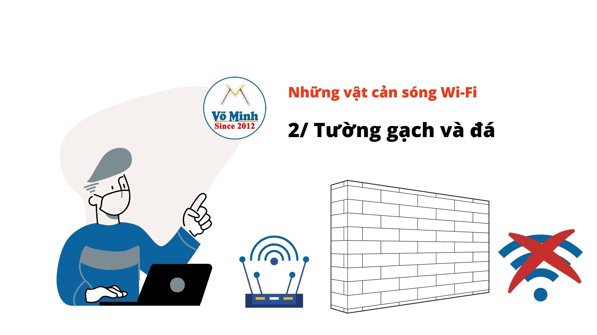 Tường gạch và đá