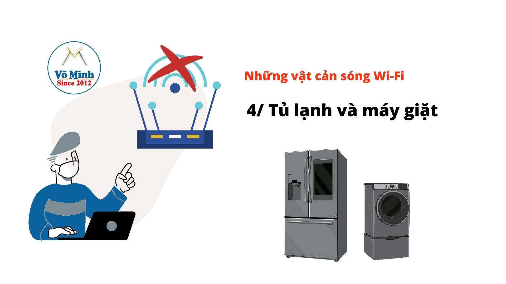 Tủ lạnh và máy giặt