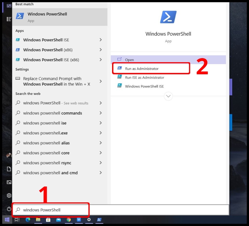 Tắt ứng dụng chạy ngầm bằng PowerShell