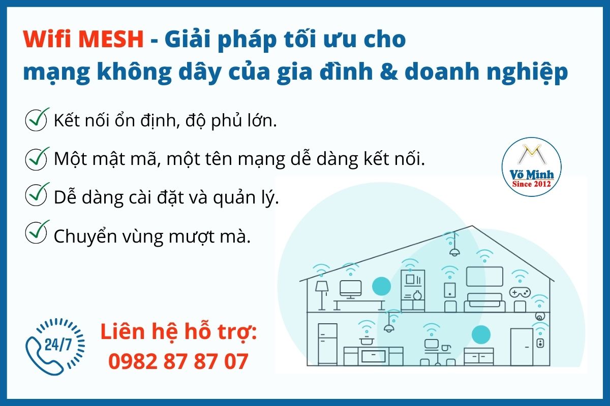 Sử dụng Wifi MESH