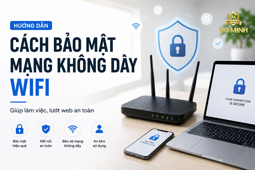 Mạng không dây dễ bị hacker xâm nhập nếu không được cấu hình bảo mật mạng không dây wifi đúng cách