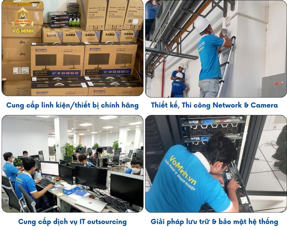 Dịch vụ IT tại TPHCM gồm triển khai hạ tầng mạng, cung cấp thiết bị, IT outsourcing và giải pháp bảo mật hệ thống cho doanh nghiệp