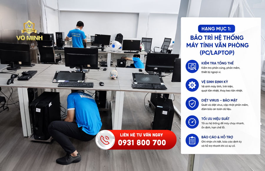 dịch vụ bảo trì hệ thống cntt cho doanh nghiệp