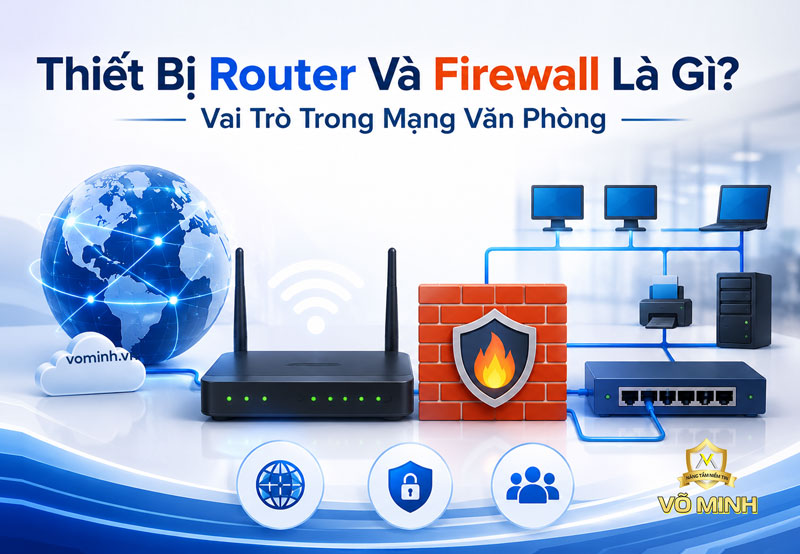 Thiết Bị Router Và Firewall Là Gì? Vai Trò Trong Mạng Văn Phòng 1 router-và-firewall-là-gì-bộ-định-tuyến-kết-nối-mạng-lan-wan